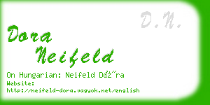 dora neifeld business card